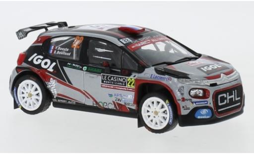 Miniature Citroen C3 1/43 IXO R5 No.22 CHL Sport Auto IGOL Rallye Monte Carlo 2019 Y.Bonato/B.Boulloud Citroen C3 1/43 IXO R5 No.22 CHL Sport Auto IGOL Rallye Monte Carlo 2019 Y.Bonato/B.Boulloud miniature
