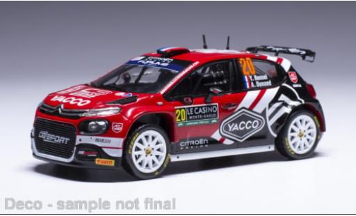 Citroen C3 1/43 IXO Rally 2 No.20 WRC Rallye Monte Carlo 2024 1:43 miniature