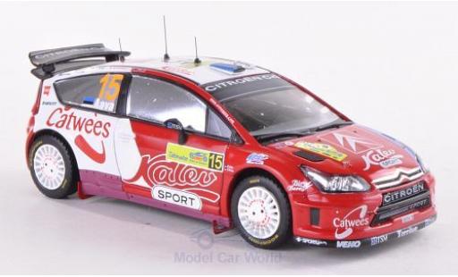 Miniature Citroen C4 WRC 1/43 IXO WRC No.15 Kalev Sport Rallye WM Rallye Griechenland 2008 /K.Sikk Citroen C4 WRC 1/43 IXO WRC No.15 Kalev Sport Rallye WM Rallye Griechenland 2008 /K.Sikk miniature