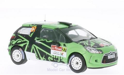 Miniature DS Automobiles DS3 R3 1/43 IXO Citroen R3 No.27 Rallye Portugal 2011 DS Automobiles DS3 R3 1/43 IXO Citroen R3 No.27 Rallye Portugal 2011 miniature