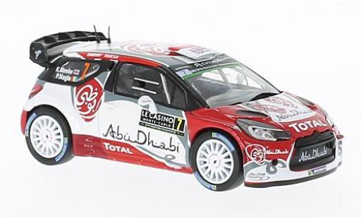 Miniature DS Automobiles DS3 1/43 IXO Citroen WRC No.7 Abu Dhabi Rallye WM Rally Monte Carlo 2016 K.Meeke/P.Nagle DS Automobiles DS3 1/43 IXO Citroen WRC No.7 Abu Dhabi Rallye WM Rally Monte Carlo 2016 K.Meeke/P.Nagle miniature