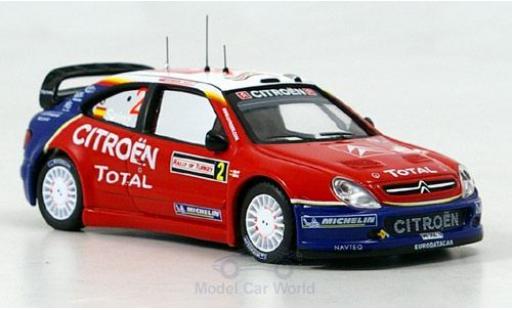Citroen Xsara 1/43 IXO WRC No.2 Rallye WM Rally Türkei 2005 C.Sainz/L.Moya miniature