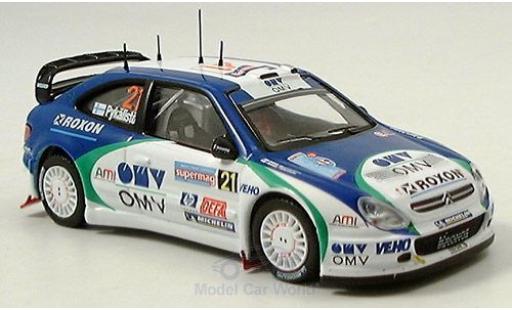 Citroen Xsara 1/43 IXO WRC No.21 Rallye Italien 2005 Pykalisto/Ovaskeinen miniature