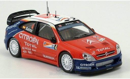 Citroen Xsara 1/43 IXO WRC Rallye WM Rally Argentinien 2004 C.Sainz/Martin miniature