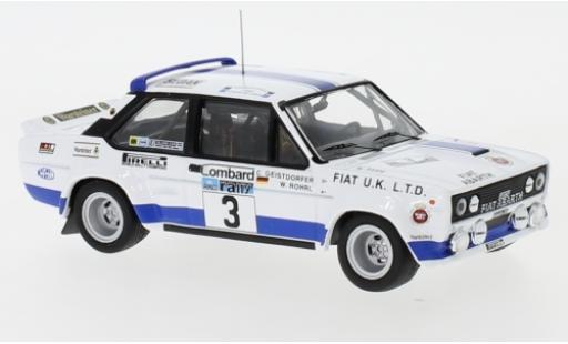 Miniature Fiat 131 1/43 IXO Abarth No.3 UK Rallye WM RAC Rallye 1979 W.Röhrl/C.Geistdörfer Fiat 131 1/43 IXO Abarth No.3 UK Rallye WM RAC Rallye 1979 W.Röhrl/C.Geistdörfer miniature