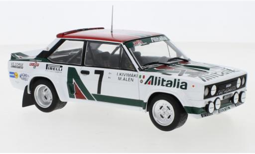 Miniature Fiat 131 1/24 IXO Abarth No.5 Rally Acropolis 1978 W.Röhrl/C.Geistdörfer Fiat 131 1/24 IXO Abarth No.5 Rally Acropolis 1978 W.Röhrl/C.Geistdörfer miniature