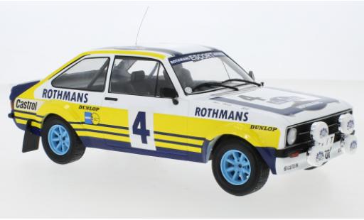 Miniature Ford Escort 1/18 IXO MK II RS 1800 No.4 Rallye Acropolis 1979 H.Mikkola/A.Hertz Ford Escort 1/18 IXO MK II RS 1800 No.4 Rallye Acropolis 1979 H.Mikkola/A.Hertz miniature