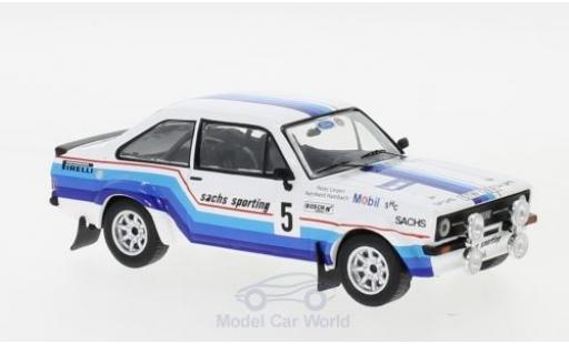 Ford Escort 1/43 IXO MK II RS 1800 No.5 Sachs Rallye DM Rallye Hessen 1978 R.Hainbach/W.Linzen miniature