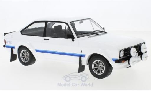 Miniature Ford Escort 1/18 IXO MK II RS 1800 blanche RHD 1977 Ford Escort 1/18 IXO MK II RS 1800 blanche RHD 1977 miniature
