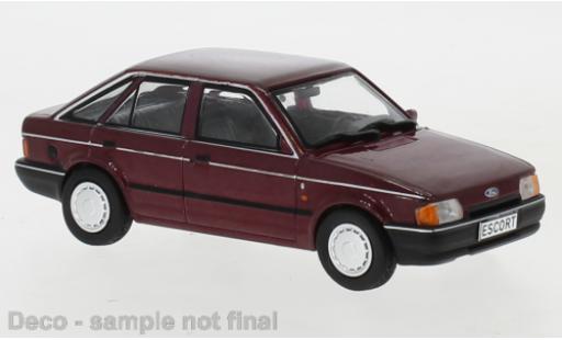 Miniature Ford Escort 1/43 IXO MK IV metallise rouge 1988 Ford Escort 1/43 IXO MK IV metallise rouge 1988 miniature
