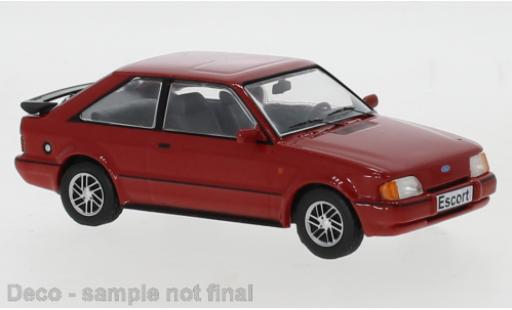 Miniature Ford Escort 1/43 IXO Mk IV XR3 rouge 1990 Ford Escort 1/43 IXO Mk IV XR3 rouge 1990 miniature