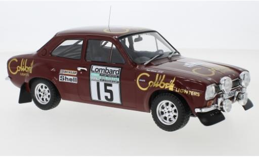 Miniature Ford Escort 1/18 IXO MK1 RS 1600 No.15 Colibri Lighters Rallye WM RAC Rallye 1974 M.Alen/P.White Ford Escort 1/18 IXO MK1 RS 1600 No.15 Colibri Lighters Rallye WM RAC Rallye 1974 M.Alen/P.White miniature