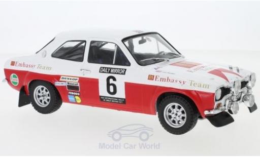 Miniature Ford Escort 1/18 IXO MK1 RS 1600 No.6 Embassy RAC Rallye 1971 R.Clark/J.Porter Ford Escort 1/18 IXO MK1 RS 1600 No.6 Embassy RAC Rallye 1971 R.Clark/J.Porter miniature