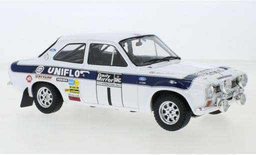 Miniature Ford Escort 1/18 IXO MKI RS 1600 No.1 RAC Rally 1973 New Blue R.Clark/T.Mason Ford Escort 1/18 IXO MKI RS 1600 No.1 RAC Rally 1973 New Blue R.Clark/T.Mason miniature