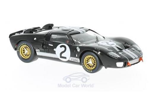Miniature Ford GT40 1/43 IXO GT 40 MK II No.2 24h Le Mans 1966 C.Amon/B.McLaren Ford GT40 1/43 IXO GT 40 MK II No.2 24h Le Mans 1966 C.Amon/B.McLaren miniature