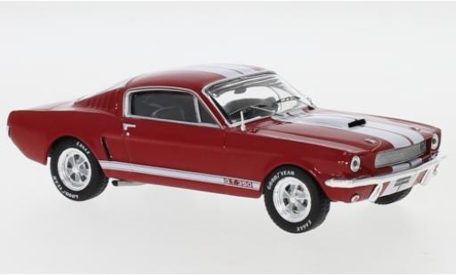 Miniature Ford Mustang 1/43 IXO Shelby GT 350 rouge/blanche 1965 Ford Mustang 1/43 IXO Shelby GT 350 rouge/blanche 1965 miniature
