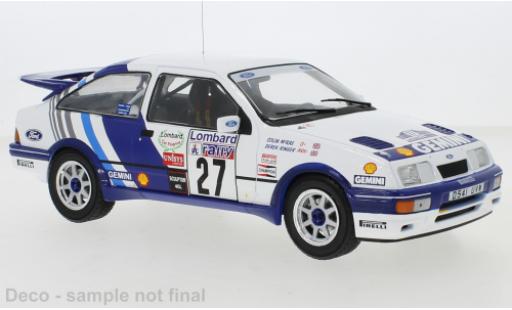 Miniature Ford Sierra 1/18 IXO RS Cosworth No.27 RAC Rally 1989 C.McRae/D.Ringer Ford Sierra 1/18 IXO RS Cosworth No.27 RAC Rally 1989 C.McRae/D.Ringer miniature