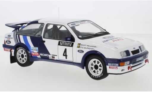 Miniature Ford Sierra 1/18 IXO RS Cosworth No.4 Rallye WM 1000 Lakes Rallye 1988 S.Blomqvist/B.Melander Ford Sierra 1/18 IXO RS Cosworth No.4 Rallye WM 1000 Lakes Rallye 1988 S.Blomqvist/B.Melander miniature
