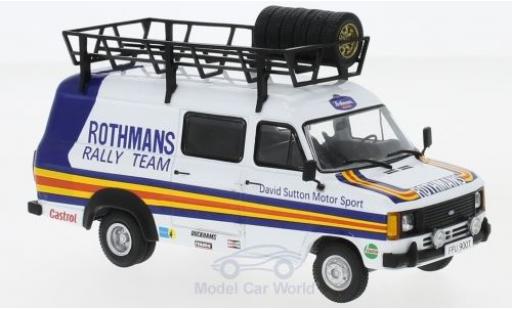 Miniature Ford Transit 1/43 IXO MKII David Sutton Motorsport Rothmans 1980 Rally Assistance Ford Transit 1/43 IXO MKII David Sutton Motorsport Rothmans 1980 Rally Assistance miniature