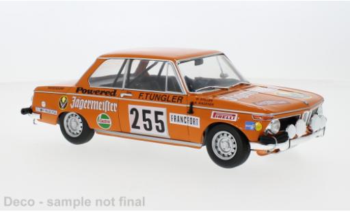 Miniature Bmw 2002 1/18 IXO No.255 Jägermeister Rallye WM Rally Monte Carlo 1973 Bmw 2002 1/18 IXO No.255 Jägermeister Rallye WM Rally Monte Carlo 1973 miniature