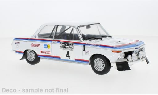 Miniature Bmw 2002 1/18 IXO No.4 Rallye WM RAC Rally 1973 Bmw 2002 1/18 IXO No.4 Rallye WM RAC Rally 1973 miniature