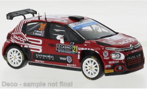 Miniature Citroen C3 1/43 IXO No.21 WRC2 Rally Monte Carlo 2023 Citroen C3 1/43 IXO No.21 WRC2 Rally Monte Carlo 2023 miniature