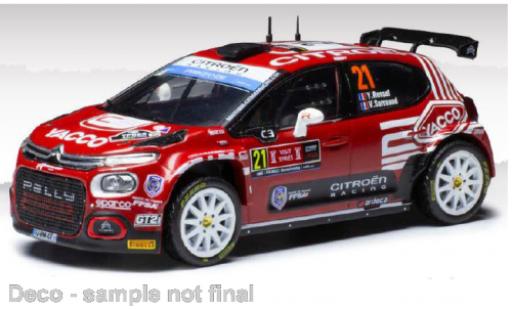 Miniature Citroen C3 1/43 IXO Rally 2 No.21 WRC2 Rally Ypern 2022 Citroen C3 1/43 IXO Rally 2 No.21 WRC2 Rally Ypern 2022 miniature