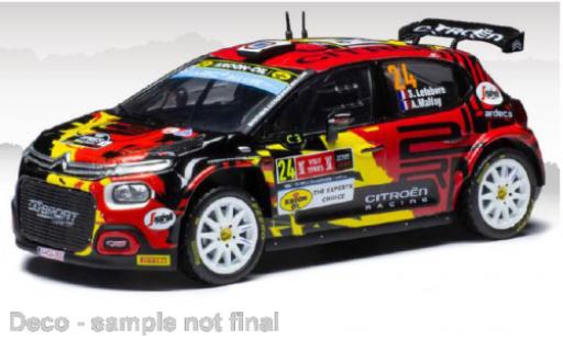 Miniature Citroen C3 1/43 IXO Rally 2 No.24 WRC2 Rally Ypern 2022 Citroen C3 1/43 IXO Rally 2 No.24 WRC2 Rally Ypern 2022 miniature