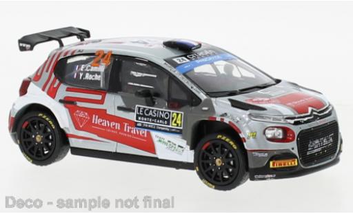Miniature Citroen C3 1/43 IXO Rally2 No.24 Rallye WM Rally Monte Carlo 2022 Citroen C3 1/43 IXO Rally2 No.24 Rallye WM Rally Monte Carlo 2022 miniature