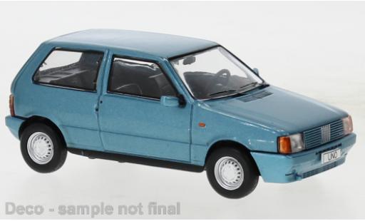 Fiat Uno 1/43 IXO metallise bleu 1983 miniature