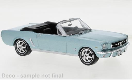 Ford Mustang 1/43 IXO bleu clair 1965 miniature