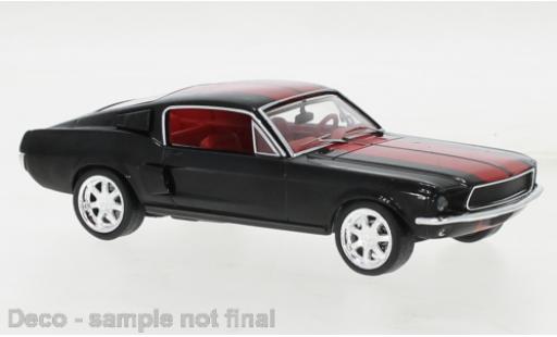 Miniature Ford Mustang 1/43 IXO Fastback noire/rouge 1967 Ford Mustang 1/43 IXO Fastback noire/rouge 1967 miniature