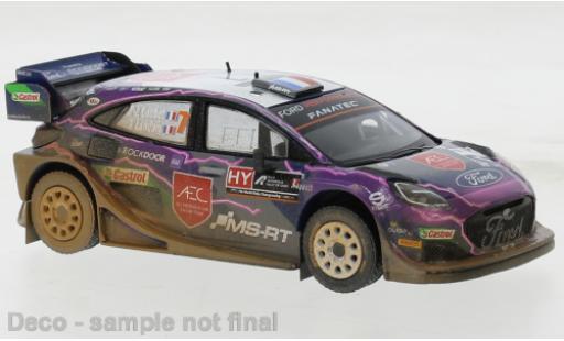 Miniature Ford Puma 1/18 IXO Rally 1 No.7 WRC Rally Acropolis 2022 Ford Puma 1/18 IXO Rally 1 No.7 WRC Rally Acropolis 2022 miniature