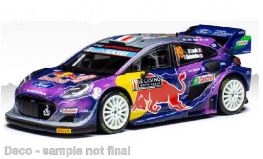 Miniature Ford Puma 1/18 IXO Rally1 No.19 WRC2 Rallye Monte Carlo 2022 Ford Puma 1/18 IXO Rally1 No.19 WRC2 Rallye Monte Carlo 2022 miniature