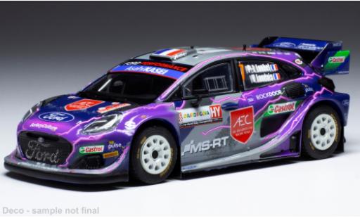 Ford Puma 1/43 IXO Rally1 No.7 WRC Rallye Sardinien 2022 miniature