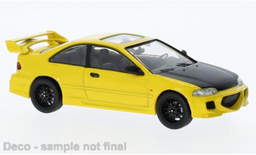Miniature Honda Civic 1/43 IXO EJ1 jaune 1995 Honda Civic 1/43 IXO EJ1 jaune 1995 miniature