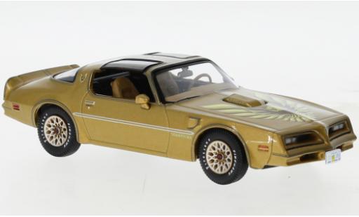 Miniature Pontiac Firebird 1/43 IXO Trans Am metallise doré/Décorer 1978 Pontiac Firebird 1/43 IXO Trans Am metallise doré/Décorer 1978 miniature
