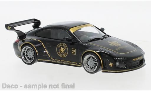 Porsche 997 1/43 IXO Old and New noire/Dekor John Player Special miniature
