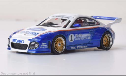 Miniature Porsche 997 1/43 IXO Old and New blanche/bleue Rothmans- Porsche 997 1/43 IXO Old and New blanche/bleue Rothmans- miniature