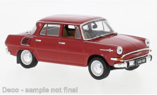 Miniature Skoda 1000 1/43 IXO MB rouge 1968 Skoda 1000 1/43 IXO MB rouge 1968 miniature