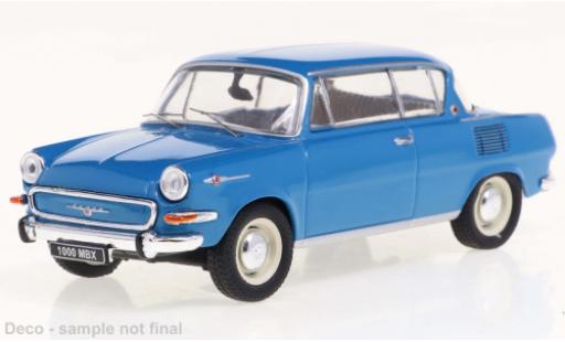 Miniature Skoda 1000 1/43 IXO MBX bleu clair 1966 Skoda 1000 1/43 IXO MBX bleu clair 1966 miniature