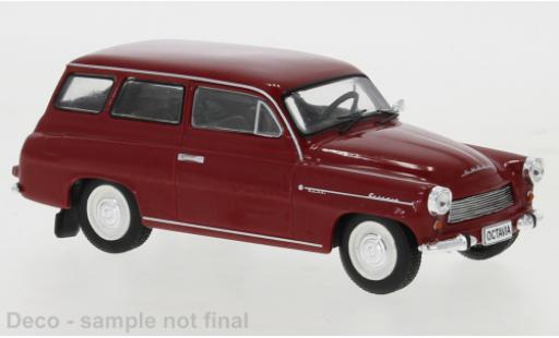 Miniature Skoda Octavia 1/43 IXO combi rouge foncé 1969 Skoda Octavia 1/43 IXO combi rouge foncé 1969 miniature