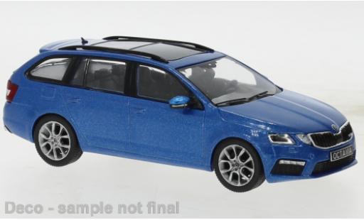 Miniature Skoda Octavia 1/43 IXO RS (III) metallise bleu 2014 Skoda Octavia 1/43 IXO RS (III) metallise bleu 2014 miniature