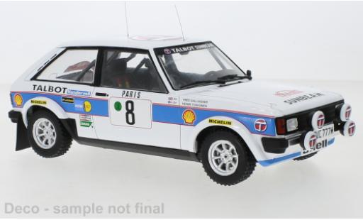 Miniature Talbot Sunbeam 1/18 IXO Lotus No.8 Rallye Monte-Carlo 1981 Talbot Sunbeam 1/18 IXO Lotus No.8 Rallye Monte-Carlo 1981 miniature