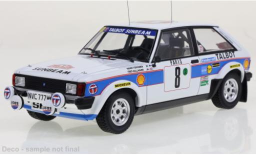 Miniature Talbot Sunbeam 1/24 IXO Lotus No.8 Rallye WM Rally Monte Carlo 1981 Talbot Sunbeam 1/24 IXO Lotus No.8 Rallye WM Rally Monte Carlo 1981 miniature
