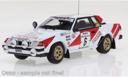 Toyota Celica 1/43 IXO 2000GT No.6 Rallye Cote d Ivoire 1982 miniature