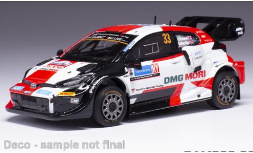 Toyota Yaris 1/43 IXO GR No.33 WRC Rallye Estland 2022 miniature