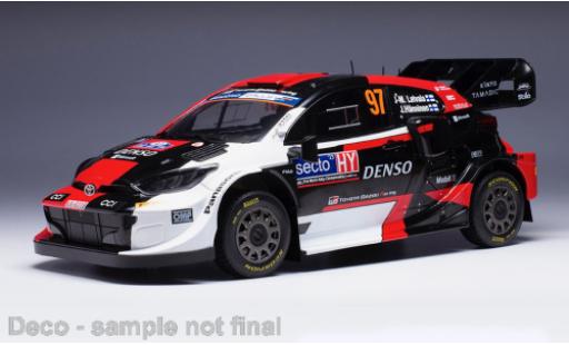 Toyota Yaris 1/18 IXO GR No.97 WRC1 Rally Finland 2023 miniature