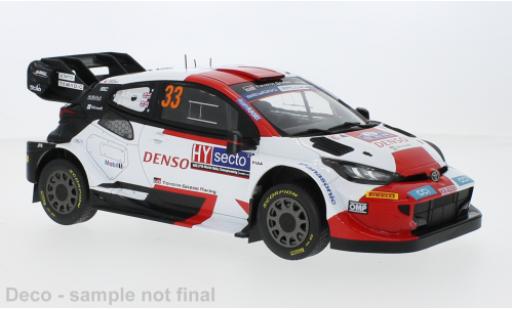 Toyota Yaris 1/18 IXO GR Rally1 hybride No.33 Rallye WM Rally Finland 2023 miniature