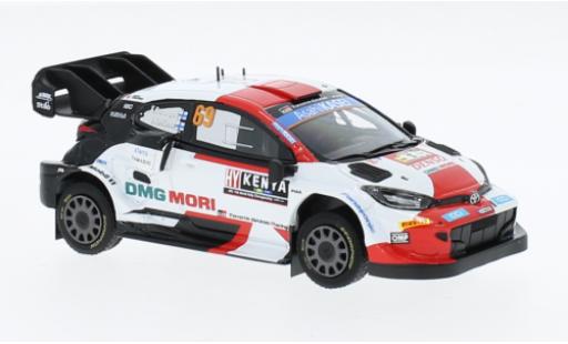Toyota Yaris 1/43 IXO GR Rally1 No.69 Rallye WM Safari Rally 2022 miniature